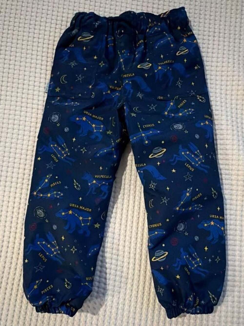Jan & Jul Fleece-Lined Splash Pants Size 4T Constellation Blue
